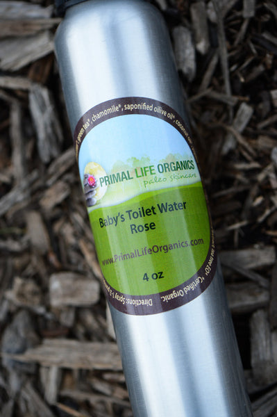 Baby's Toilet Water- Rose  4 oz